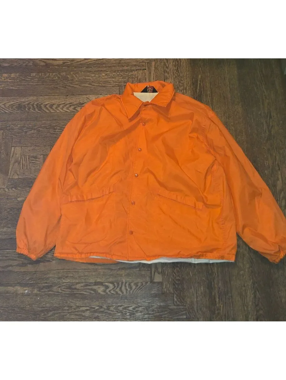 Vintage Granny's Liquor Store Jacket Men's XL Orange Pla-Jac Dunbrooke 70's